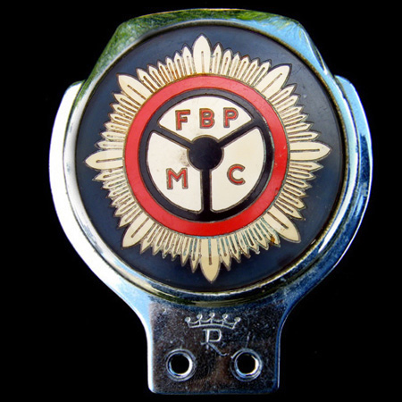 Federation of British Police Motor Clubs Car Badge