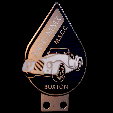 Buxton Morgan Car Badge