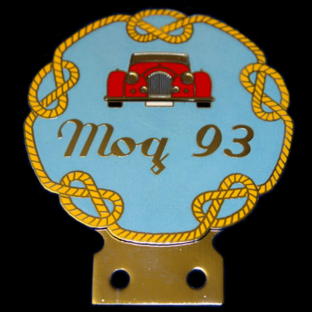 Mog 93 Morgan Car Badge