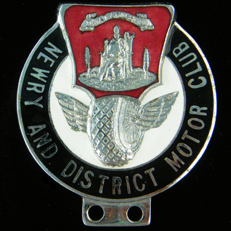 Newry and District Motor Club  Car Badge