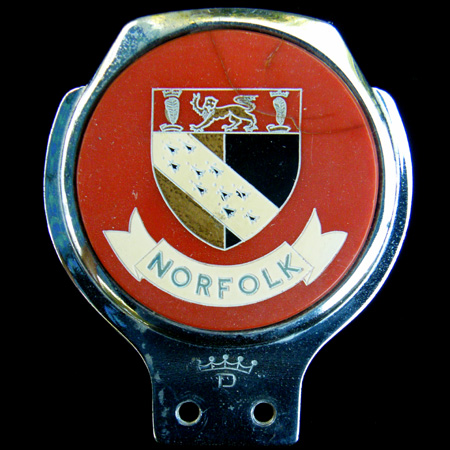 Norfolk Car Badge