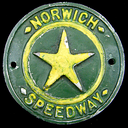 Norwich Speedway Car Badge