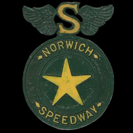 Norwich Speedway Car Badge