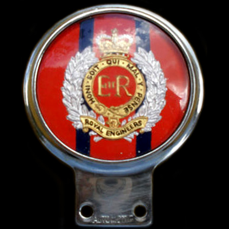 Royal Engineers Car Badge
