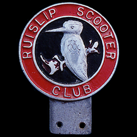 Ruislip Scooter Club Car Badge