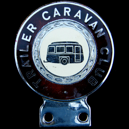 Trailer Caravan Club Car Badge