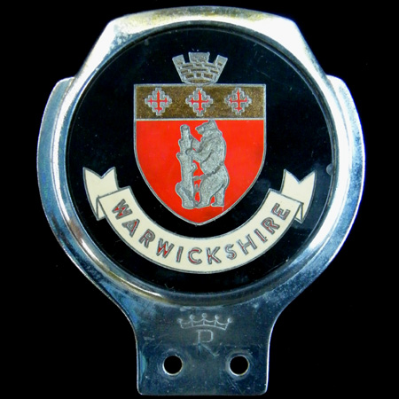 Warwickshire Car Badge