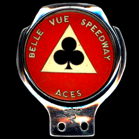 Belle Vue Speedway "Aces" Car Badge