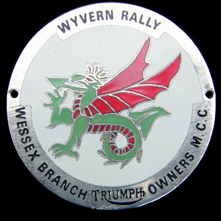 Wyvern Rally pin badge