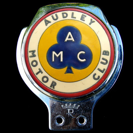 Audley Motor Club Car Badge