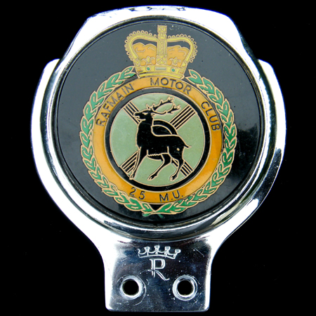 RAF Rafmain Motor Club Car Badge