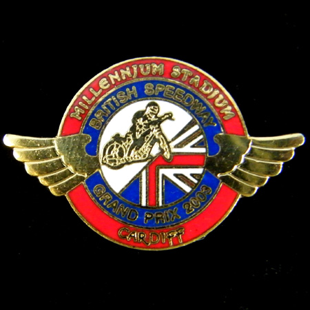 British Speedway Grand Prix Pin Badge