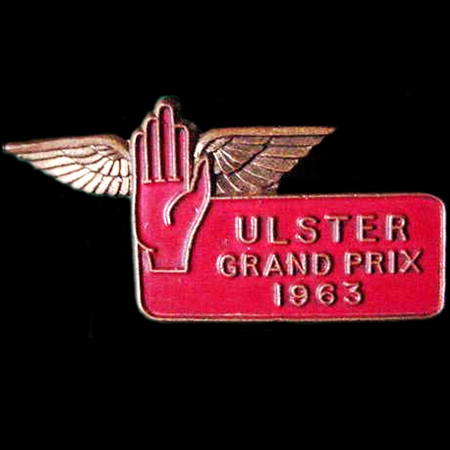 Ulster Grand Prix 1963  Lapel Badge