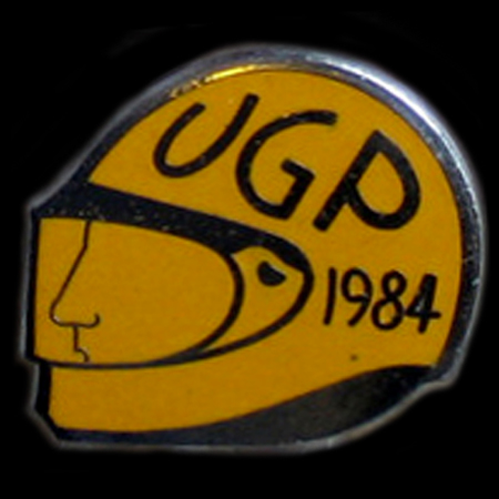 Ulster Grand Prix 1984 Lapel Badge