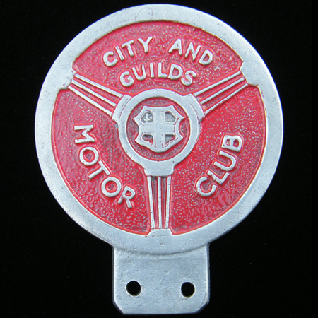 City and Guilds Motor Club Car Badge