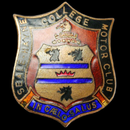 Seale Hayne College Motor Club Car Badge