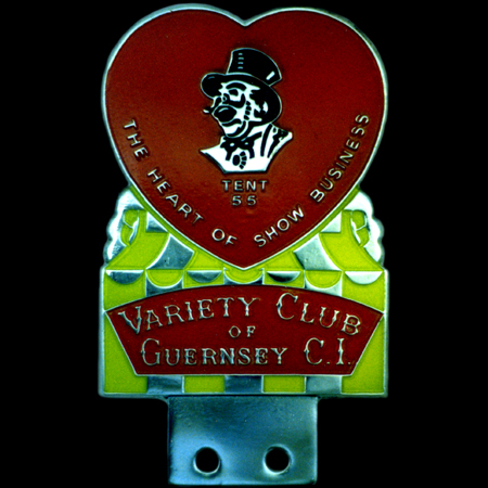 Variety Club of Guernsey Channel Isles Car Badge