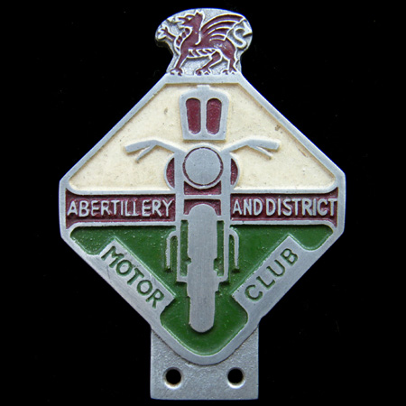 Abertillery & District Motor Club Car Badge