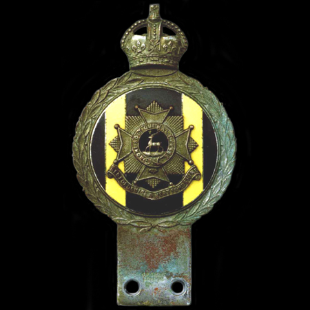 Bedfordshire & Hertfordshire Regiment Car Badge