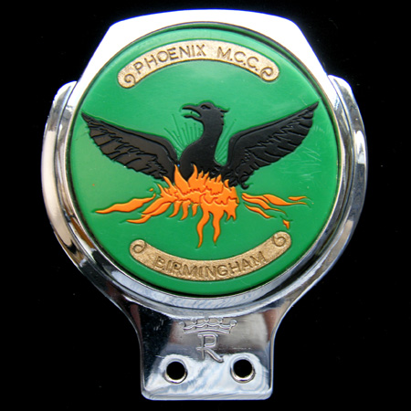 Birmingham Phoenix  Motor Cycle Club Car Badge