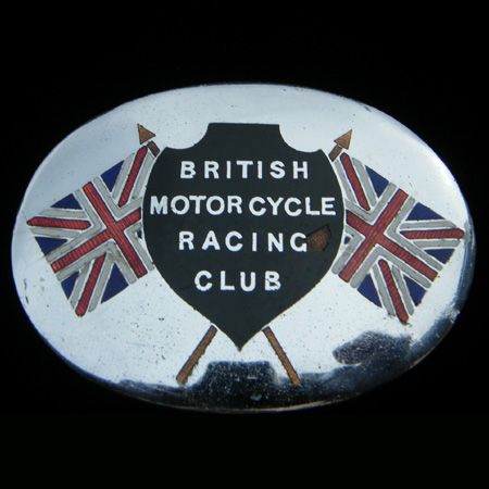 British Motor Cycle Racing Club Car Badge 2