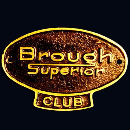 Brough Superior Club Car Badge