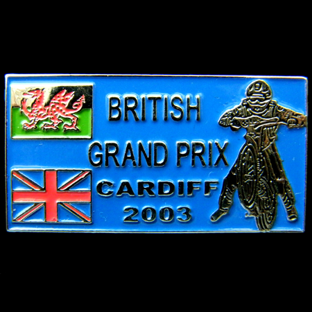 British Speedway Grand Prix Pin Badge