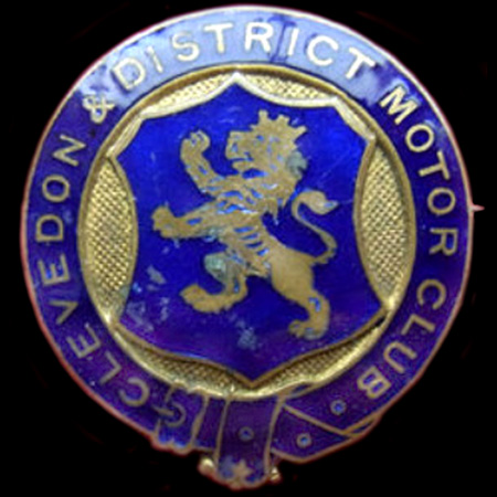 Clevedon & District Motor Club lapel badge