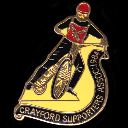 Crayford Speedway Lapel Badge