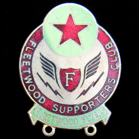 Fleetwood Speedway Supporters  Club pin badge