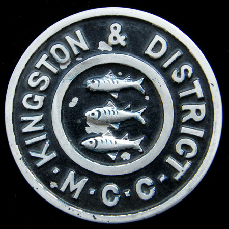 Kingston & District Motor Cycle Club car badge