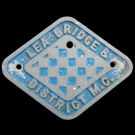 Lea Bridge & District Motor Club Car Badge
