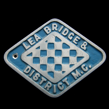Lea Bridge & District Motor Club Car Badge