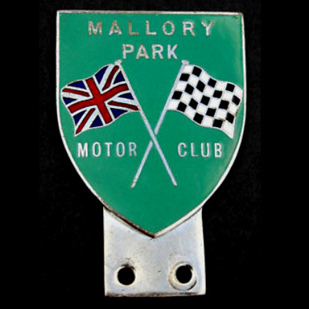 Mallory Park Motor Club Car Badge