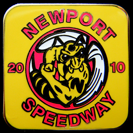 Newport Speedway lapel badge