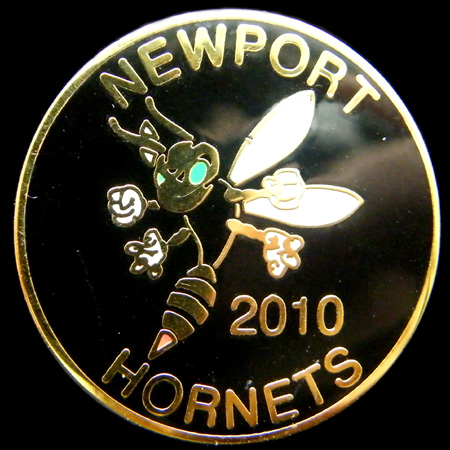 Newport Speedway lapel badge