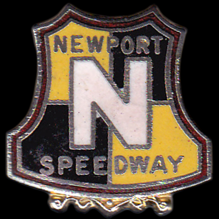 Newport Speedway lapel badge