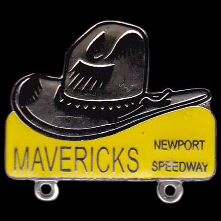 Newport Speedway lapel badge