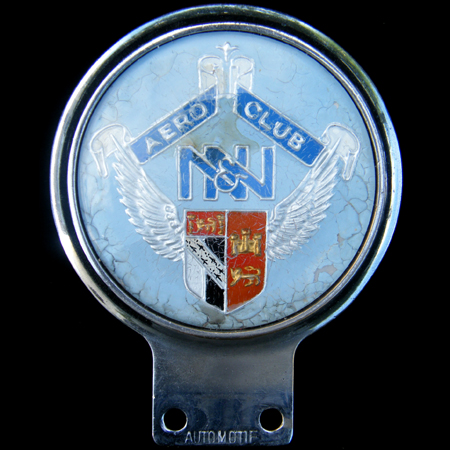 Norfolk & Norwich Aero Club Car Badge