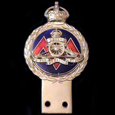 Royal Artillery Car Badge