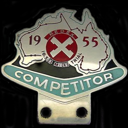 Redex 1955 Rally Car Badge