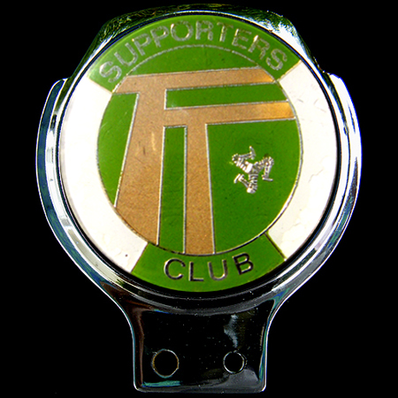 TT Supporters Club Car Badge