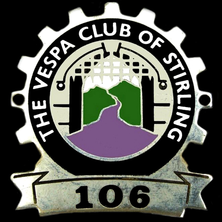 The Vespa Club of Britain Cog Badge