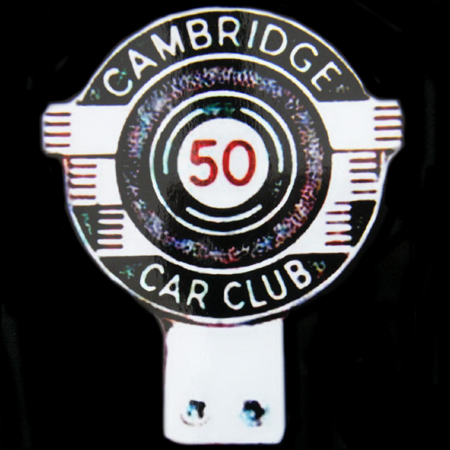 Cambridge Car Club 50 Car Badge