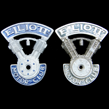 Elliott Motor Club Car Badge