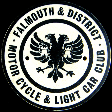 Falmouth & District Motor Cycle & Light Car Club Car Badge