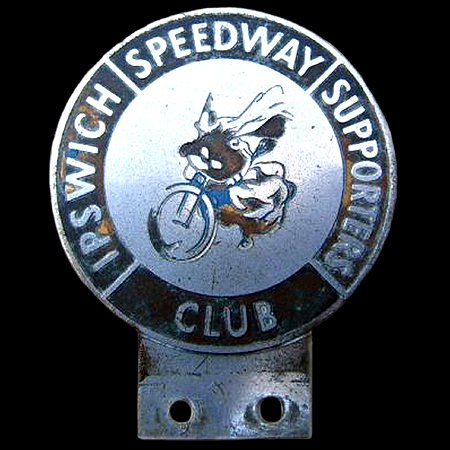 Ipswich Speedway Supporters Car Badge