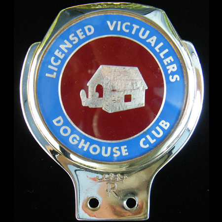 Licensed Victullers Doghouse Club Car Badge