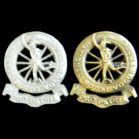 National Motor Volunteers Lapel Badge