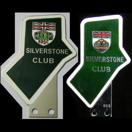 Fake Silverstone Club Car Badge by Autogrillbadges 